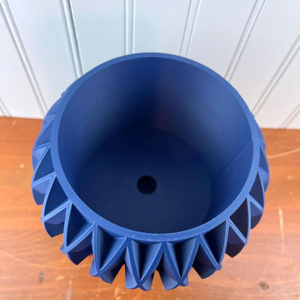 Orik Planter Pot w/ Drainage Hole and Drip Tray, Houseplants